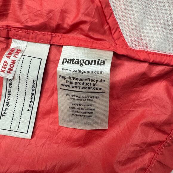 Patagonia Baby 12-18M Light&Variable Hoody Windbreaker Jacket Stowable Hood - Picture 6 of 7